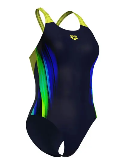 Купальник комплект Arena BREATH SWIMSUIT V BACK LB, синій