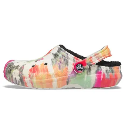 Крокси Crocs classic lined tie dye clog