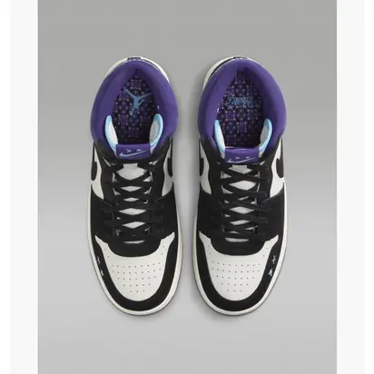 Кросівки Jordan x Opium Paris Air Ship PE SP 'Black Court Purple'