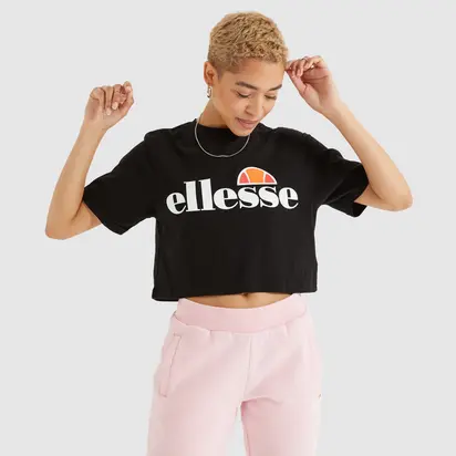 Футболка Ellesse Alberta Cropped Tee, чорний