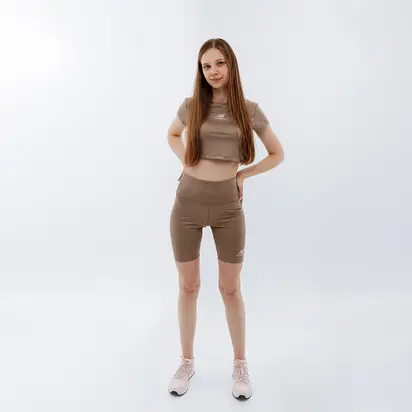 Футболка тренувальна New Balance Athletics Pearl, коричневий