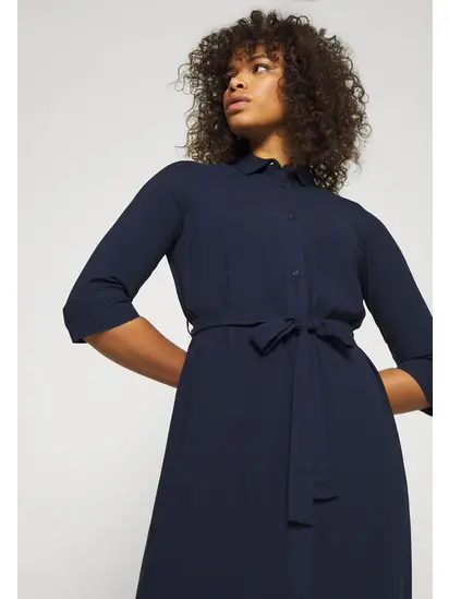 Сукня ONLNOVA LIFE 3/4 LONG SHIRT DRESS AOP 15221147 Night Sky ONLY XS Темно-синій