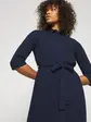 Сукня ONLNOVA LIFE 3/4 LONG SHIRT DRESS AOP 15221147 Night Sky ONLY XS Темно-синій