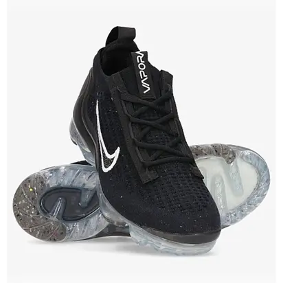 Кросівки Nike Air VaporMax 2021 FK Black Metallic Silver (W)