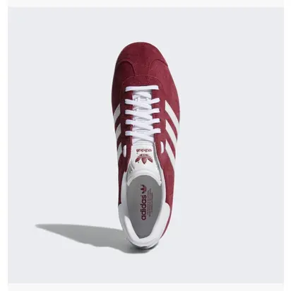 Кросівки Adidas Gazelle, бордовий з білим