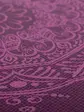 Килимок для йоги Leela Mandala Bodhi баклажан — баклажанова мандала 183x60x0.45 см