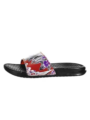 Шльопанці NIKE WMNS BENASSI JDI PRINT, чорний з червоним