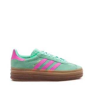 Кросівки Adidas Gazelle Bold, зелений з рожевим