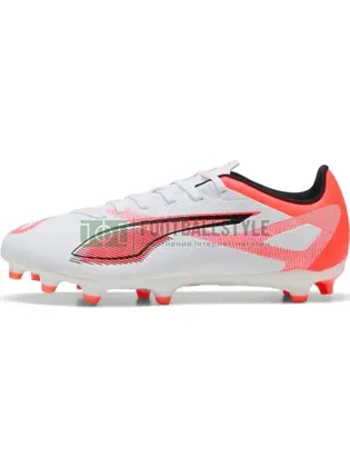 Бутси Puma ULTRA 5 PLAY FG/AG білий, помаранчевий Уні 40.5