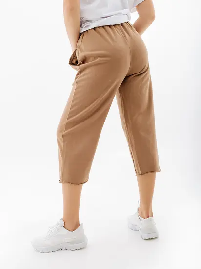 Штани Ellesse Taran Cropped Jog Pant, коричневий