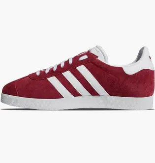 Кросівки Adidas Gazelle, бордовий з білим