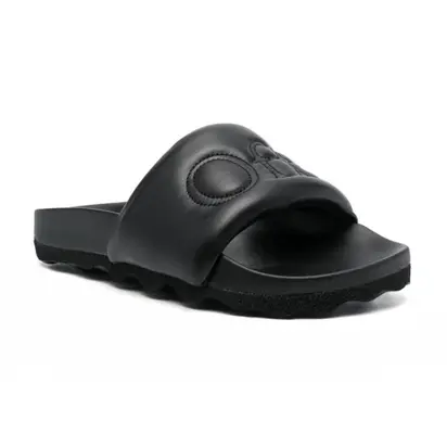 Шльопанці OFF-WHITE BOOKISH LEATHER SPONGE SLIDER