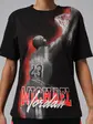 Футболка Jordan W SPT DF SS GFX TEE HTG, чорний