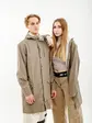 Куртка Rains Long Jacket, коричневий