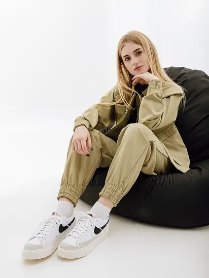 Куртка Nike W NSW SWSH JKT WVN, бежевий