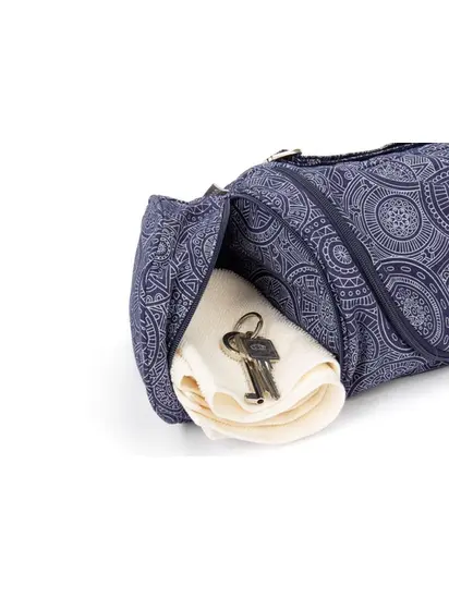 Сумка-чохол для йоги Asana Bag Cotton Mandala Maharaja Collection Bodhi 60 см темно-синій