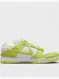 Кросівки Nike W DUNK LOW TWIST, білий з салатовим