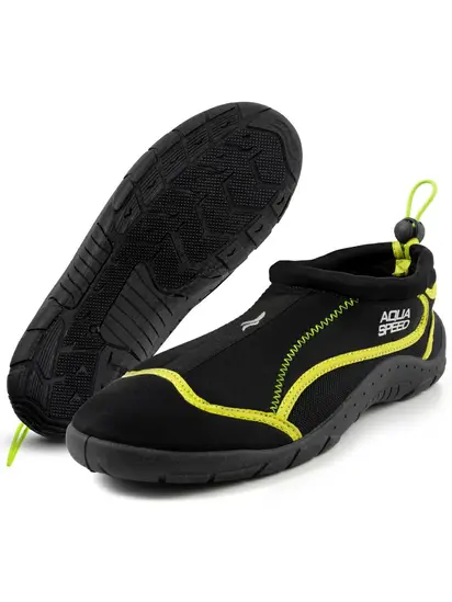 Аквашузи Aqua Speed AQUA SHOE MODEL 28B 61660 чорний, жовтий Уні 35