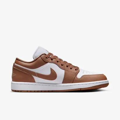 Кросівки W Air Jordan 1 Low Brown/White