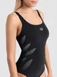 Купальник SWIMSUIT MILENA WING BACK Arena Чорний