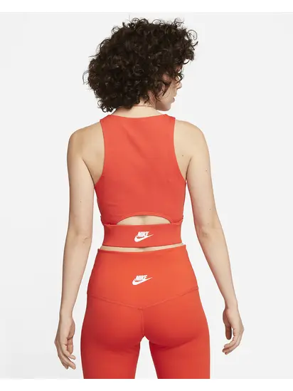 Топ Nike W NSW TANK TOP DNC, помаранчевий