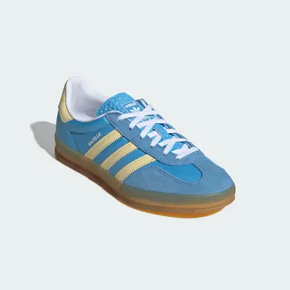 Кросівки Adidas Gazelle Indoor, блакитний з жовтим