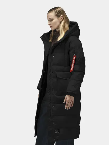 Куртка Alpha Industries SIERRA LONG PUFFER W, чорний