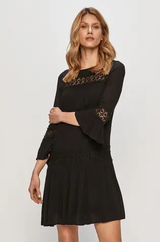 Сукня ONLTYRA 3/4 LIFE SHORT DRESS WVN NOOS ONLY Чорний