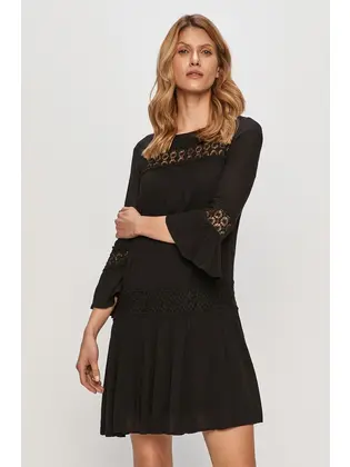 Сукня ONLTYRA 3/4 LIFE SHORT DRESS WVN NOOS ONLY Чорний