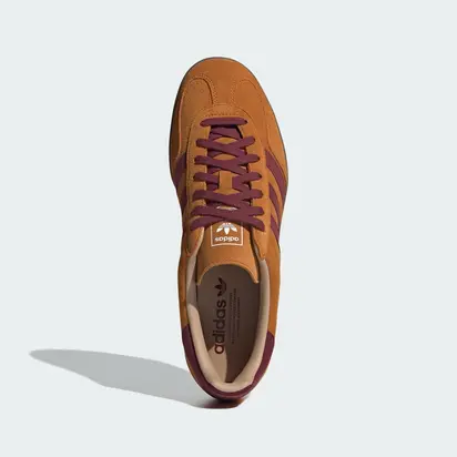 Кросівки Adidas Gazelle Indoor, коричневий з бордовим