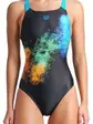 Купальник закритий для жінок Arena VIBRANT SWIMSUIT SWIM PRO BACK чорний