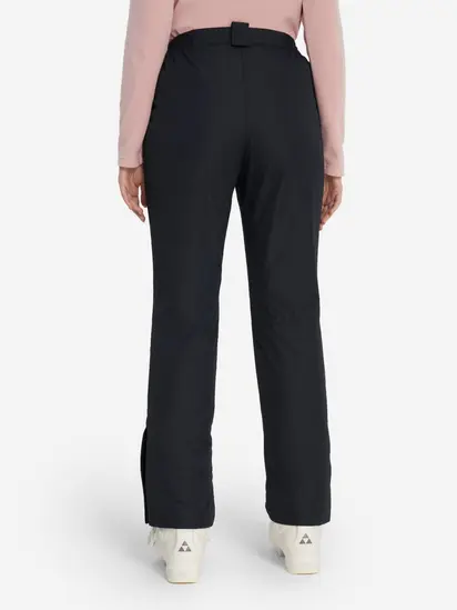 Штани утеплені гірськолижні Women's pants with suspenders Glissade Чорний