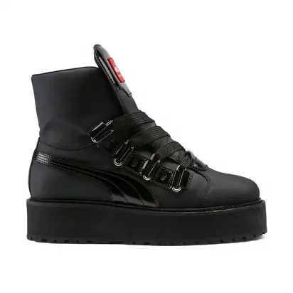 Черевики Puma SneakerBoot Black Eyelet x Rihanna, чорний