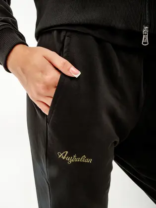 Спортивний костюм AUSTRALIAN GOLD TAPE ELASTIC FLEECE TRACKSUIT, чорний