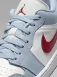 Кросівки Jordan 1 Low Blue Whisper Dune Red (W)