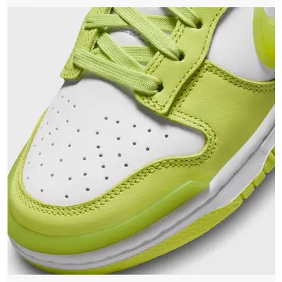 Кросівки Nike W DUNK LOW TWIST, білий з салатовим