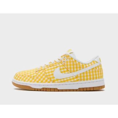Кросівки Nike Dunk Low Yellow Gingham (W), жовтий з білим