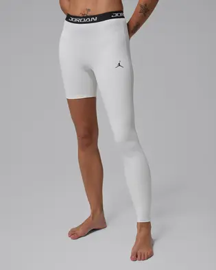Лосини Jordan W SPT DF HR SNGL TGHT L, білий з чорним