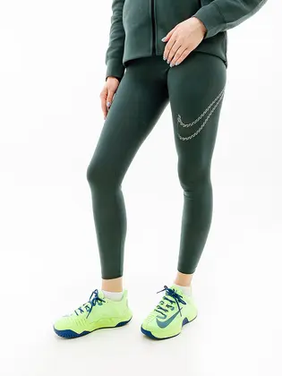 Лосини Nike NS PE SHINE HR TGHT, зелений