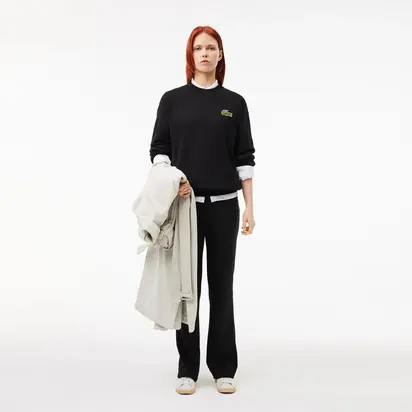 Світшот унісекс Lacoste Loose Fit Badge Black