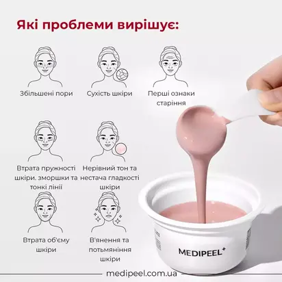MEDI PEEL Альгінатна маска для звуження пор, 28g (строк придатності до 12.11.2026)