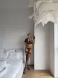 Чоний комплект білизни із цепочкою