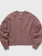 Світшот NIKE SPORTSWEAR PHOENIX FLEECE OVER-OVERSIZED CREW-NECK SWEATSHIRT BORDO
