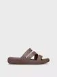 Шльопанці Getaway Strappy MtP CROCS W4 (33-34) Коричневий