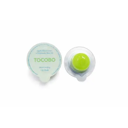 TOCOBO Охолоджуюча відновлююча маска для губ з м’ятою 1 мл