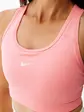 Топ Nike SWOOSH BRA PAD, рожевий