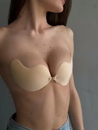 Класичний fly bra БЕЗ push up, в чорний