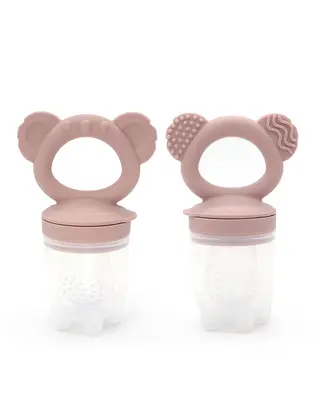 Ніблер коала силіконовий, 10 см, пудровий