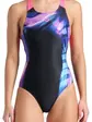 Купальник Arena DREAMHLINE SWIMSUIT V BACK, чорний з рожевим