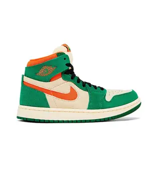 Кросівки JORDAN 1 ZOOM, зелений з помаранчевим